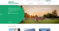Desktop Screenshot of golfenvironment.org
